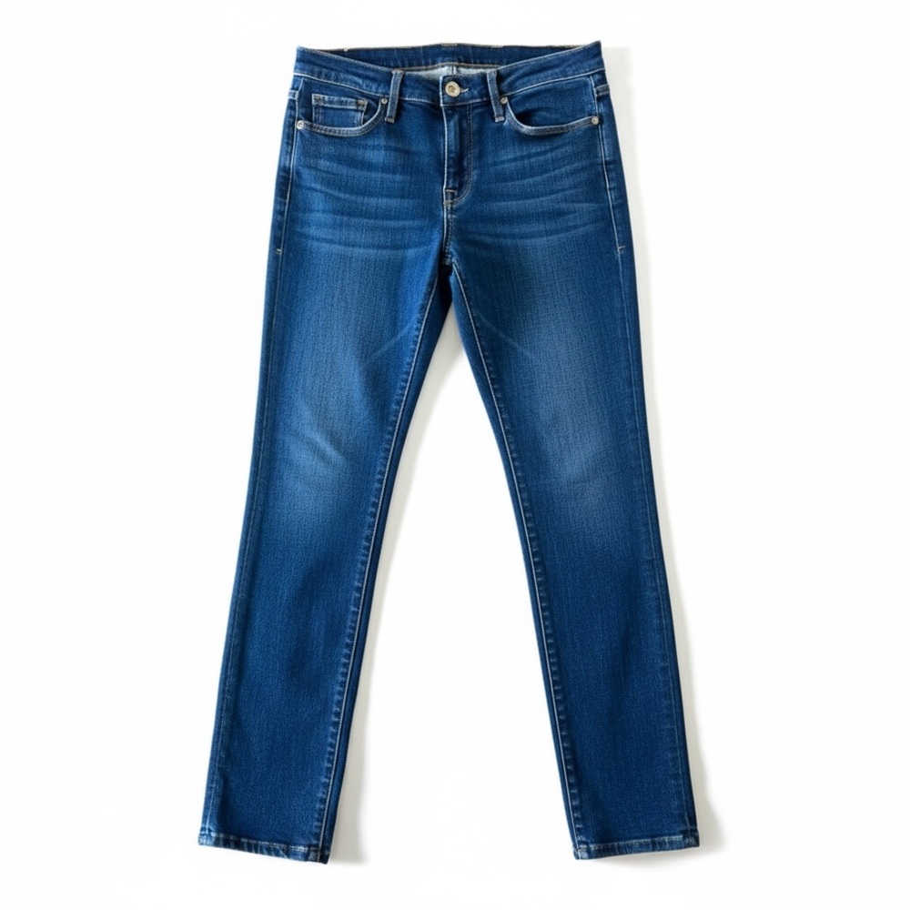 FRAME Denim Women's Premium Le Skinny De Jeanne Blue Jeans Stretch Mid Rise - 28